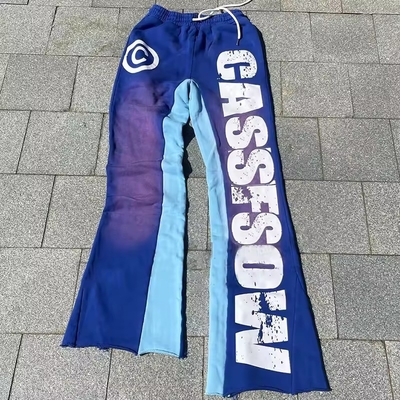 satın al Sokak giysileri % 100 Pamuk Fransız Terry Flared Sweatpants Özel Renk Seçenekleri online manufacture