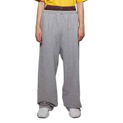 satın al Özel çift bel geniş bacaklı erkek spor pantolonları Fleece Pamuklu online manufacture