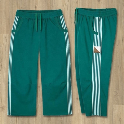 satın al Kişisel Etiketli Kişisel Erkek Spor Pantolonları Geniş Bacak Çizgisi Pantolonlar ve Yan Çizgiler online manufacture