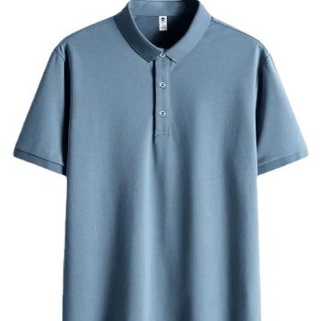 satın al Erkekler Kısa Kollu Tişört Hızlı Kurutma Lapel Katı Renkli Polo Tişört Özel Etiketler online manufacture
