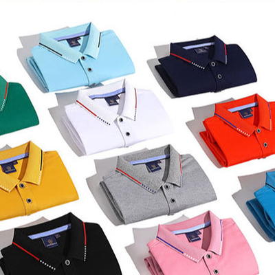 satın al Poliester/ pamuk kumaşlı logo nakış için özel polo tişörtleri golf tişörtleri online manufacture