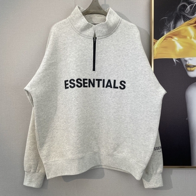 satın al Erkekler büyük boylu fermuarlı başlıklı elbise Solid Casual Unisex Pamuk Düşük Omuz Sweatshirt online manufacture