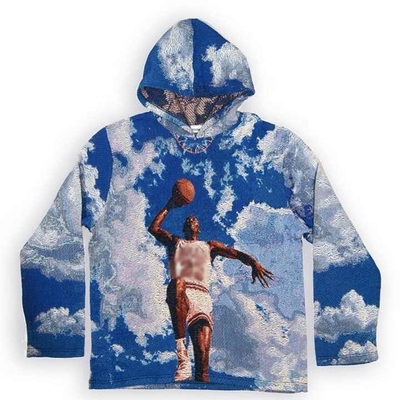 satın al Anti-Skrink Ağır Kilo Fransız Terry Büyük Boylu Baskılı Erkekler Dikiş Anime Goblin Hoodie online manufacture