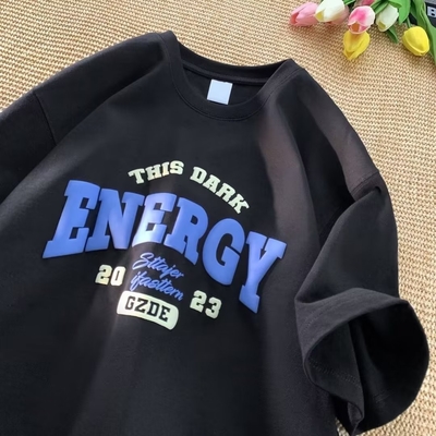 satın al Özel Logo Sokak Tarzı Grafik Tasarımı ve Solunumlu Kumaşlı Unisex Tişört online manufacture