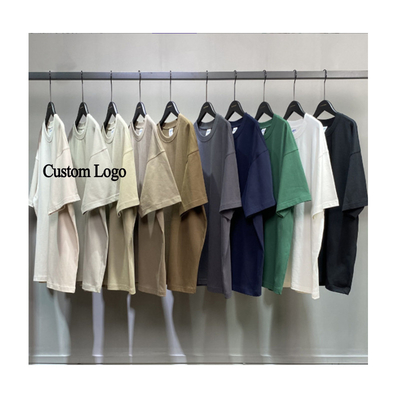 satın al 270G Ağır Pamuk Blank Vintage Renkli Kırbaç O-Neck Erkekler için Özel Logo Tasarımı online manufacture