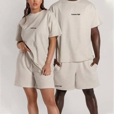 satın al Dikişli Özel Logo Baskı Çiftler İçin Casual ve Unisex Tarzı Büyük Boylu Tişört online manufacture