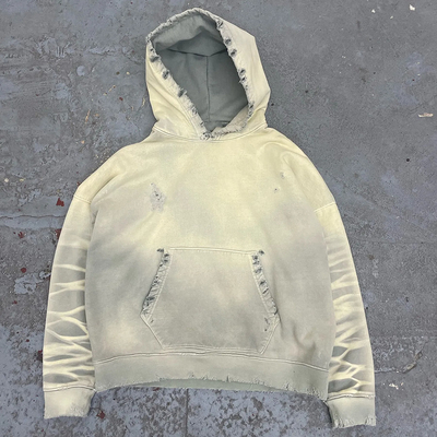 satın al Özel Erkekler Blank Hoodie Heavyweight 400 gsm 500 gsm 600 gsm Kumaş online manufacture