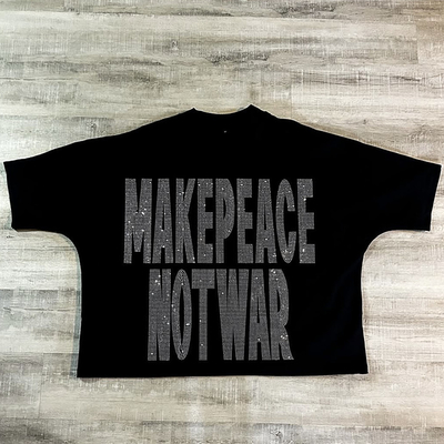 satın al Erkekler için %100 pamuk 300 gram ağırlıklı omuz T-shirt online manufacture