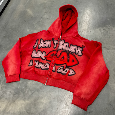 satın al Asit Yıkama Dtg Baskı Erkekler Unisex Kış Ağır Kıyafet Pamuk Kürtlü Kutucu Sıkıntılı Kapüşon Özel Zip Up Kapüşon online manufacture