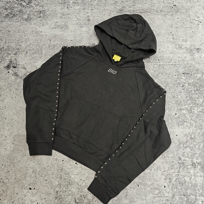 satın al Özel Sokak Giysileri Yüksek Kalite Premium Pamuk 420 Gsm Ağır Ağırlıklı Kutusu Fit Zip Up Bling Kristal Rhinestone Hoodie Erkekler İçin online manufacture
